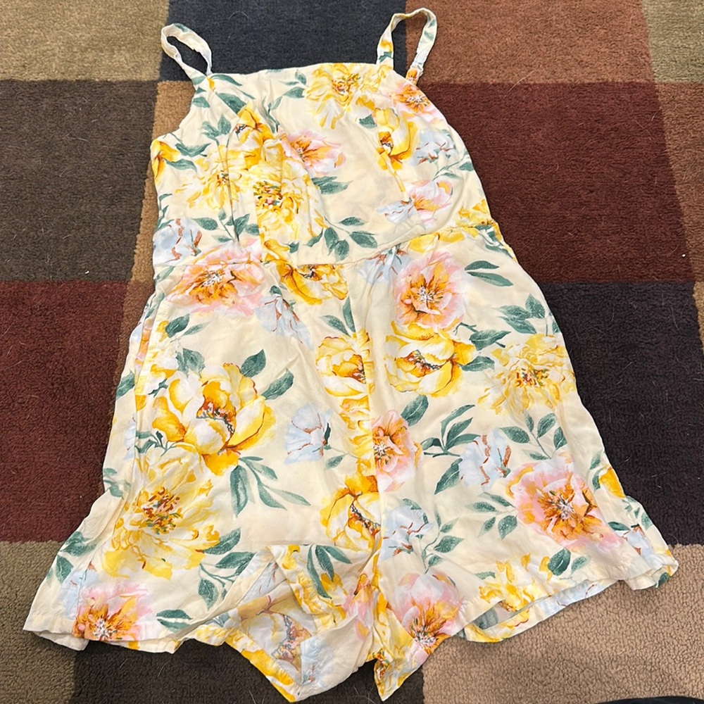 Old Navy Floral Print Romper